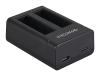 Dual Ladegerät für GoPro Fusion, ASBBA-001 inkl. micro USB Kabel