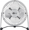 4 Zoll USB Ventilator für den Schreibtisch Silber
