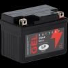 LP LTX4-3 GEL-Motorradbatterie GEL12-4L-BS, DIN 50314, 50499, G12-4 12V 4Ah