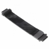 Armband Edelstahl Schwarz (S) magnet für Garmin Forerunner 620, 630, Approach S5
