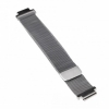 Armband Edelstahl Silber (L) magnet für Garmin Forerunner 235