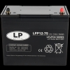 LP LFP12-75 12V 75Ah LiFePO4 Batterie für Wohnmobile