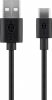 USB auf USB-C Lade- und Synchronisationskabel 1m Schwarz