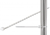 Kabelbinder mit Beschriftungsfeld 100mm x 2.5mm 100 Stück transparent
