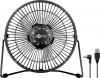 USB Ventilator für den Schreibtisch Schwarz 8 Zoll / Ø22 cm