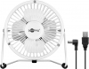 4 Zoll USB Ventilator für den Schreibtisch Weiss
