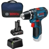 Bosch Professional SET GSR 12V-15, 12V 4Ah Li-Ion Akku mit Ladegert