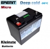 EREMIT 12V 50Ah LiFePo4 Micro Deep Cold -30° Akku