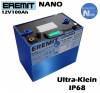 EREMIT 12V 100Ah LiFePo4 IP68 Nano Batterie 215 x 130 x 184mm