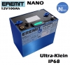 EREMIT 12V 100Ah LiFePo4 IP68 Nano Batterie 215 x 130 x 184mm