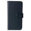 iPhone 15 Plus, Joss schwarz, Book-Cover Echtleder