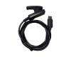 USB-C-Ladekabel Clip Ladegert, Garmin Forerunner, Approach G10, G20 - Schwarz