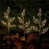 3er-Set Lichterbäume mit 75 LEDs