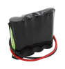 Notleuchten Akku NiMH 4.8V, 1500mAh F1x4 Mignon AA,200mm Kabel ersetzt 4.8V Akku