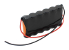 Notleuchtenakku 7.2V 2100mAh, Ni-MH, F1x6 A mit Kabel ersetzt Beghelli 415260000