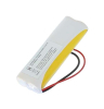 Notleuchtenakku 4.8V 2100mAh, Ni-MH, L2x2 A mit 200mm Kabel