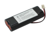 Notleuchtenakku 4.8V 1720mAh, Ni-MH, L2x2 4/5A mit Kabel und Stecker