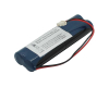 Notleuchtenakku 4.8V, 1800mAh, Ni-MH, L2x2 Mignon mit Kabel und Stecker