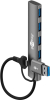 2in1 Slim 4-Port USB-Hub, 5 Gbit/s