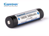 Keeppower 18650, P1834C, 3.7V 3400mAh Button Top, geschützt