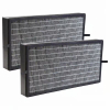 2x HEPA Filter als Ersatz für Kärcher 2.863-029.0, Luftreiniger mit Aktivkohle