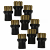 9x Rundbürste passend für Kärcher Dampfreiniger Easyfix SC 3,4,5 - Messingborsten