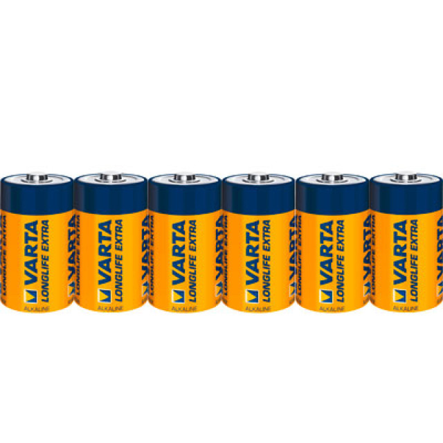 Varta 4114 Longlife Extra, LR14, C, Batterien 6er Pack
