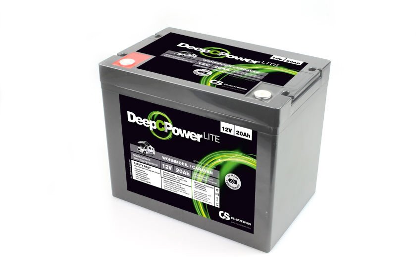 Batterie Deep C Power 12V 20Ah LiFePO4 260 x 170 x 220mm