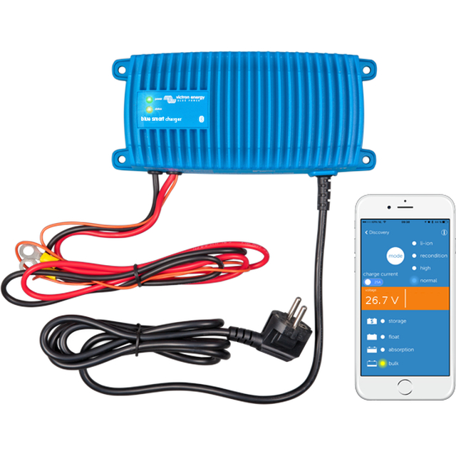 25744_0sPhFQ9ZmO1dAb Victron Blue Smart IP67 Batterieladegerät Bluetooth 24/8 1 Ausgang