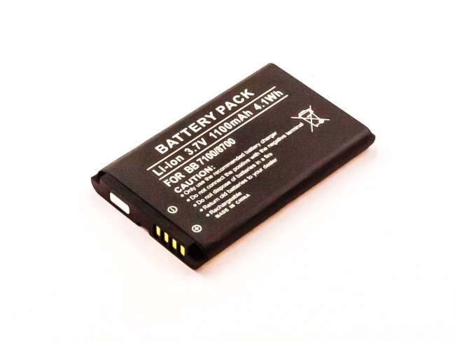 12302_0ueOWEeVrQkzcK Akku ersetzt Blackberry C-S1, C-S2, BAT-06860-003 1100mAh
