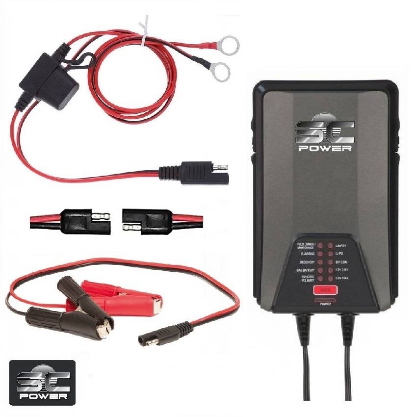 22261_044QwR4IbxQgt7 SC Power SC38 Chargeur 6V/12V pour batterie AGM, gel, plomb acide