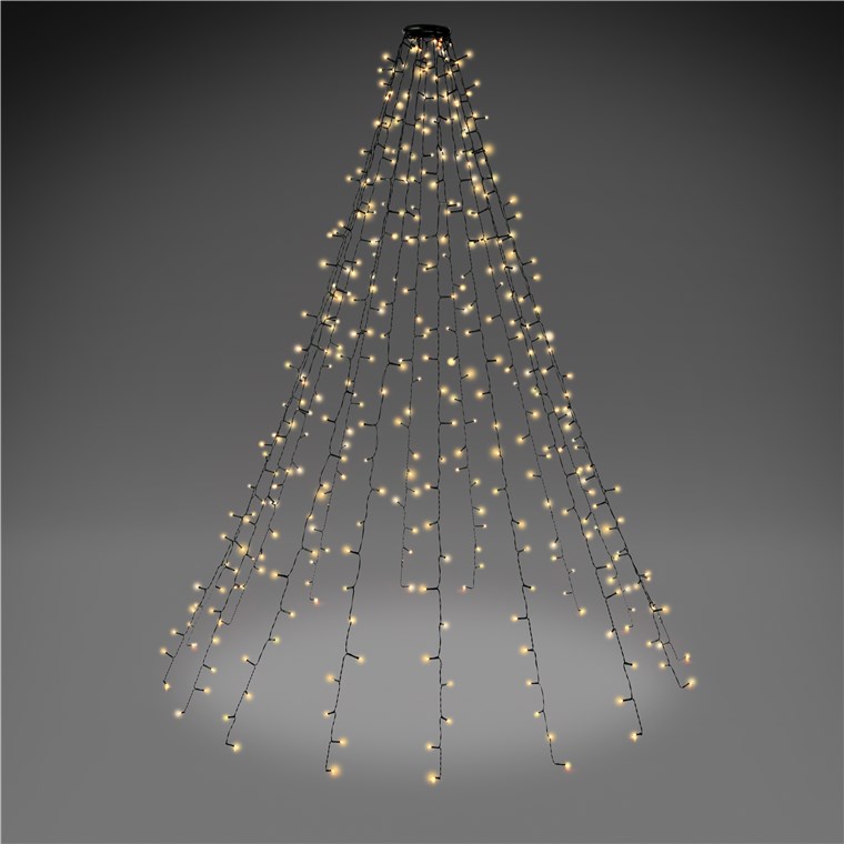 400 LED-Baummantel mit Ring