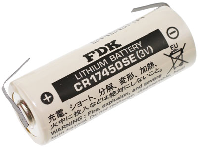 16618_00jQyXbeJm8kYN FDK CR17450SE 3V 2500mAh Lithium Batterie 2500mAh mit Paddle-Pins