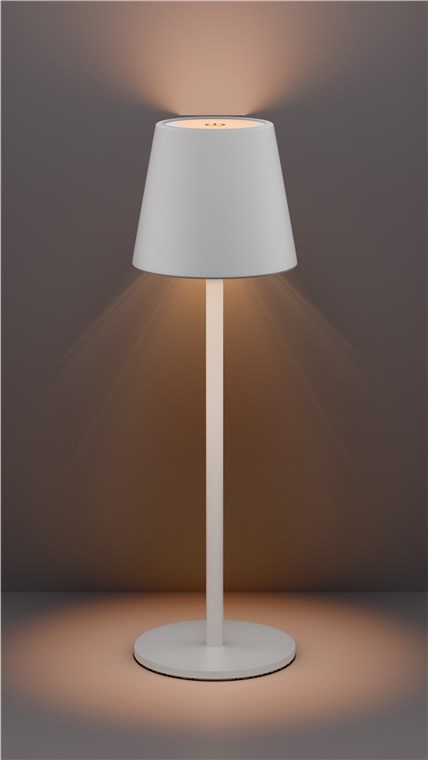 27585_1 Kabellose dimmbare LED Tischleuchte, Weiss