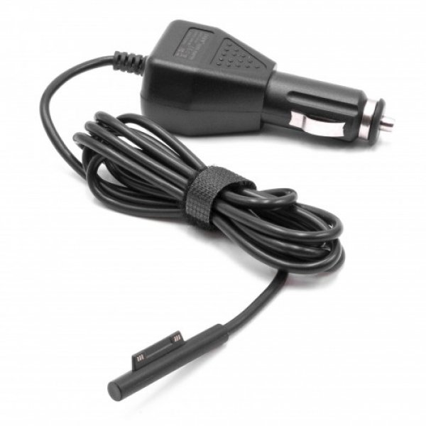 Adaptateur allume-cigare pour Microsoft Surface Pro 4, Pro 5, 15V 2.58A