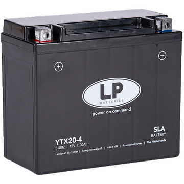 24770_07u9LTs41ZCtWp LP YTX20-4 SLA Batterie moto remplace 82002, CTX20-BS, ETX20CH-BS, YTX20H-BS