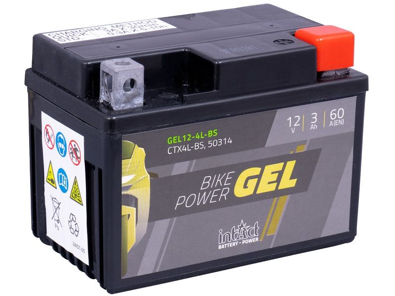14275_0NUU1Dncq8FfKZ Intact GEL12-4L-BS GEL-Motorradbatterie ersetzt GEL12-5Z-S 12V 3Ah