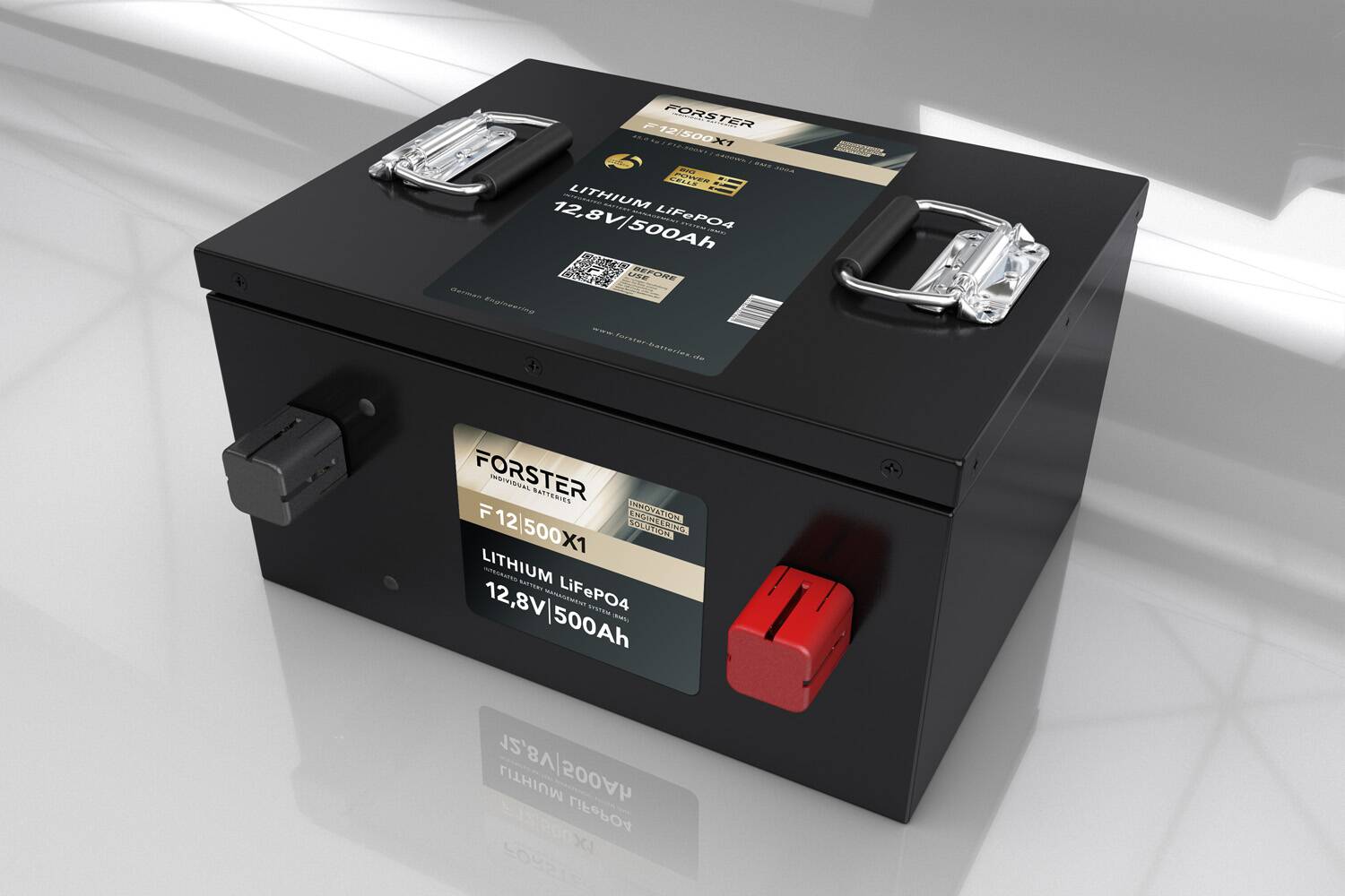 27514_0 Batterie de caravane Forster 12V 500Ah LiFePO4 + shunt Bluetooth 500A