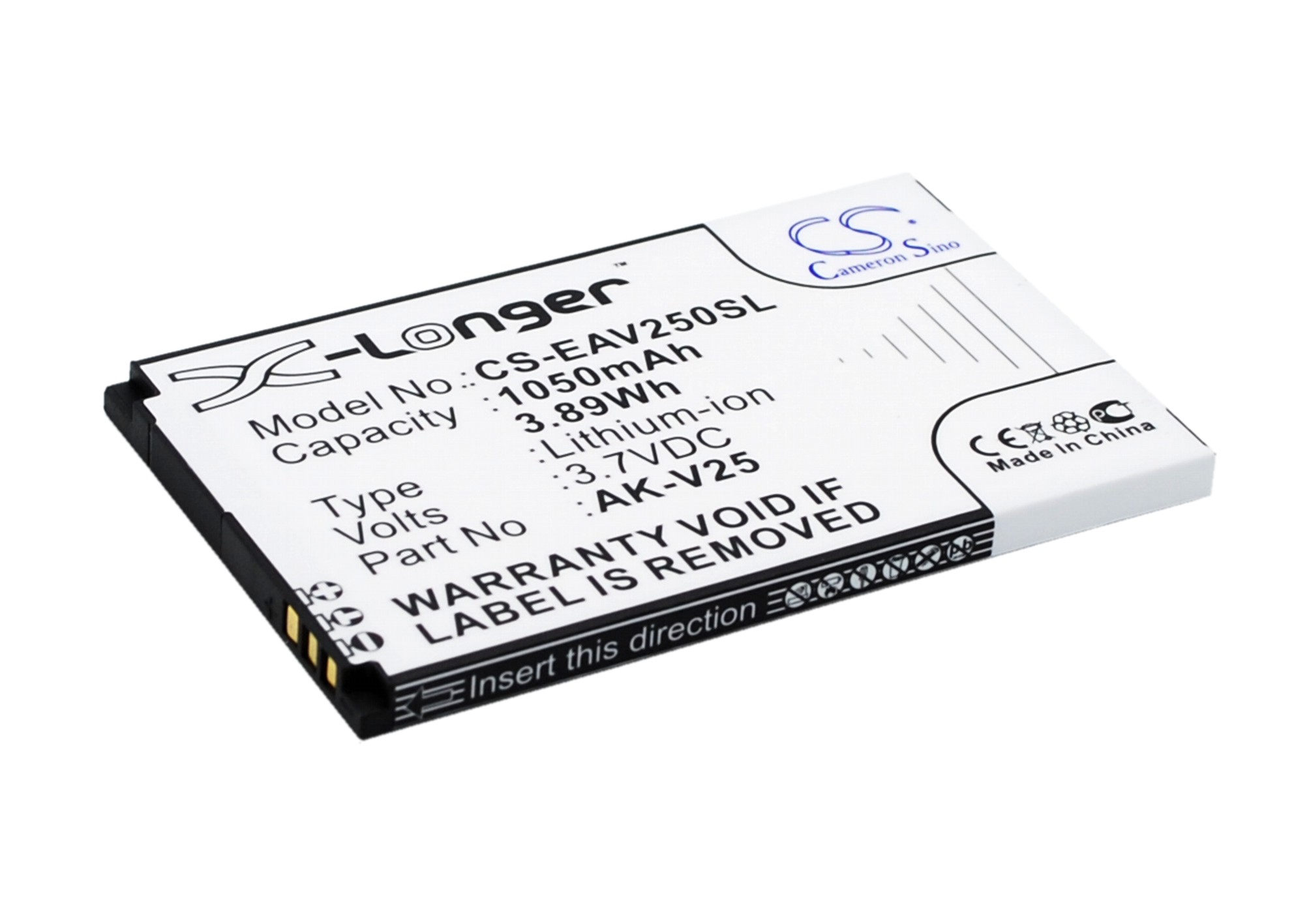 23374_0VwkDE6XGE4qLi Akku ersetzt Emporia AK-V25, AK-V25 (V2.0) passend für Pure, V25, V50 1050mAh