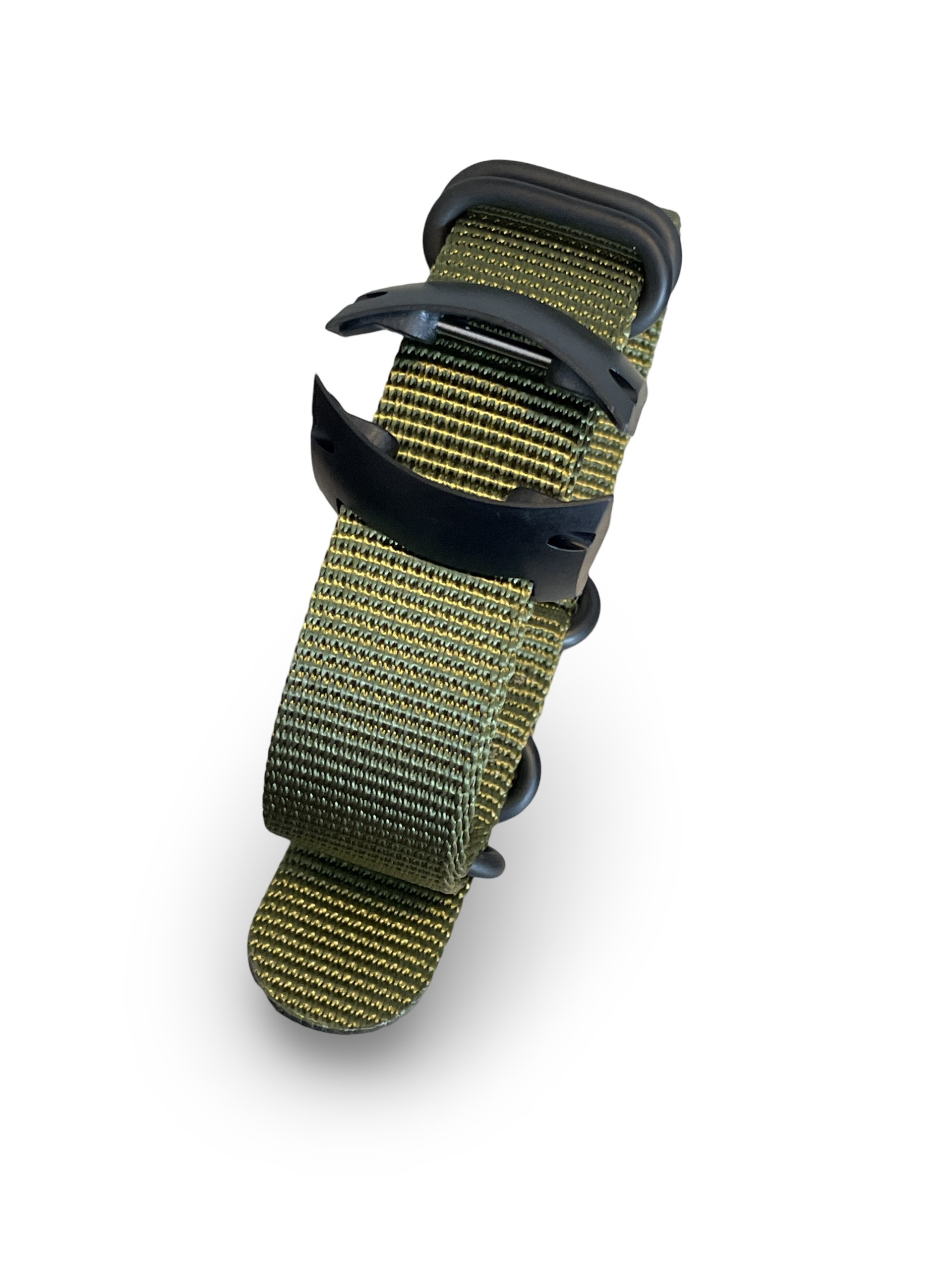 27638_0PE3o4tipwotwJ Nylon-Armband passend für Suunto D4, D4i Smartwatch, Tauchcomputer olive