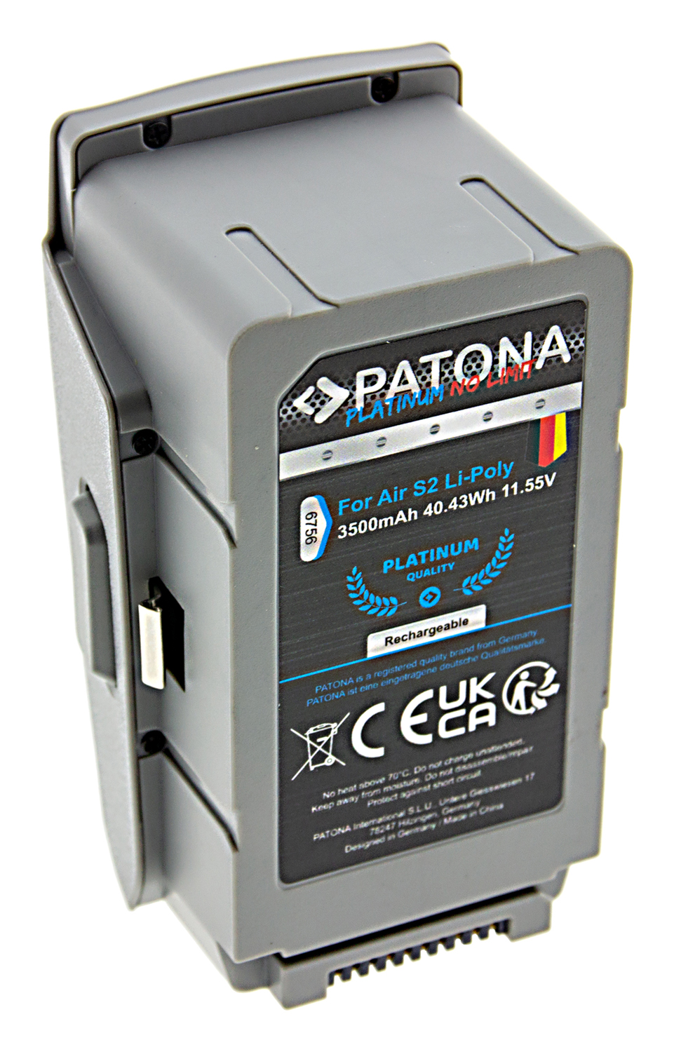 26856_0 Batterie de remplacement DJI PB2-3500mAh-11.55V pour DJI Mavic Air 2, Air 2S