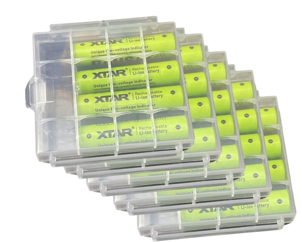 27359_0 5x 4er Pack Xtar AAA 1.5V 1200mWh (750mAh) Li-Ion Akku (Wiederaufladbar)