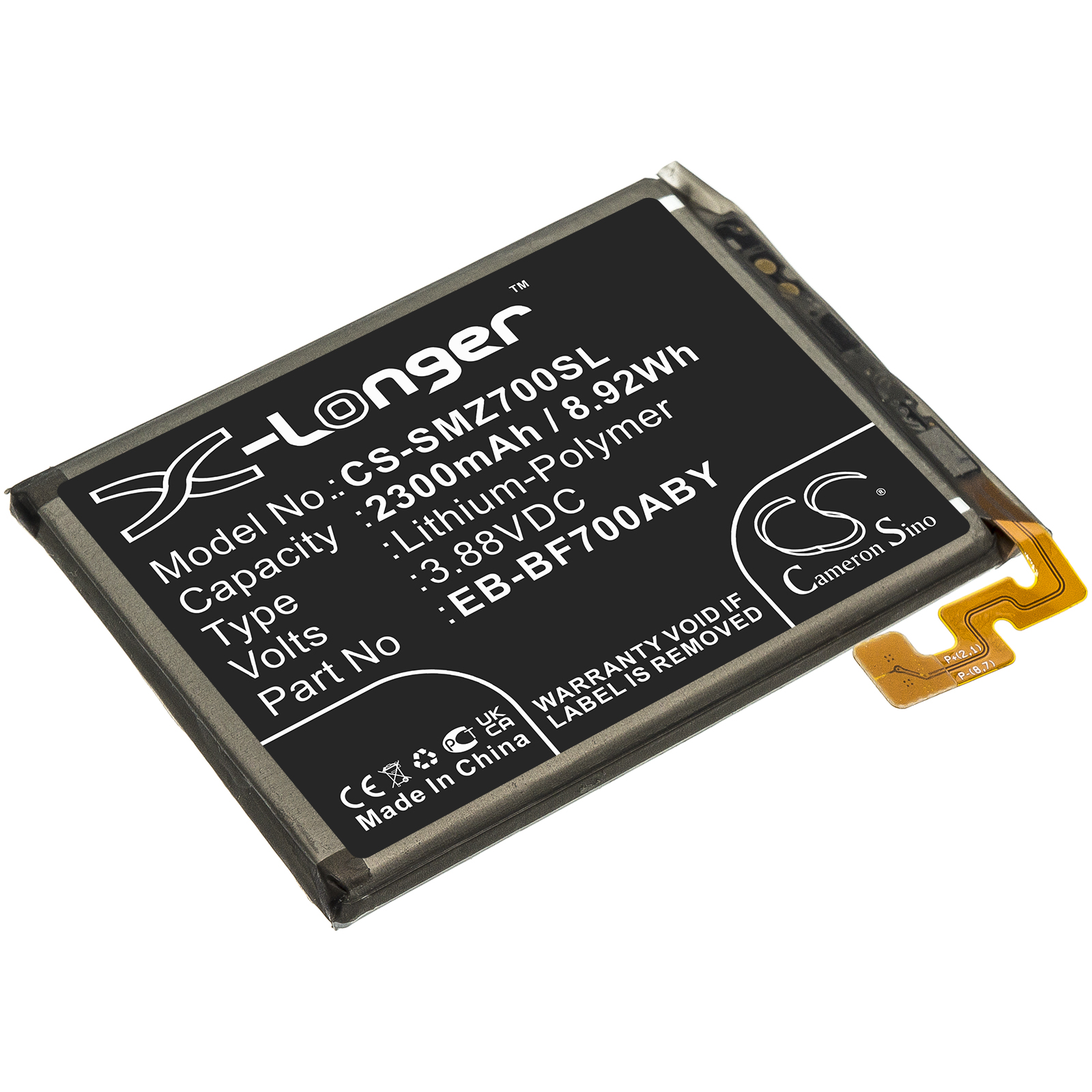 27425_0 Akku ersetzt EB-BF700ABY, GH82-23868A passend für Samsung Galaxy Z Flip,SM-F7000