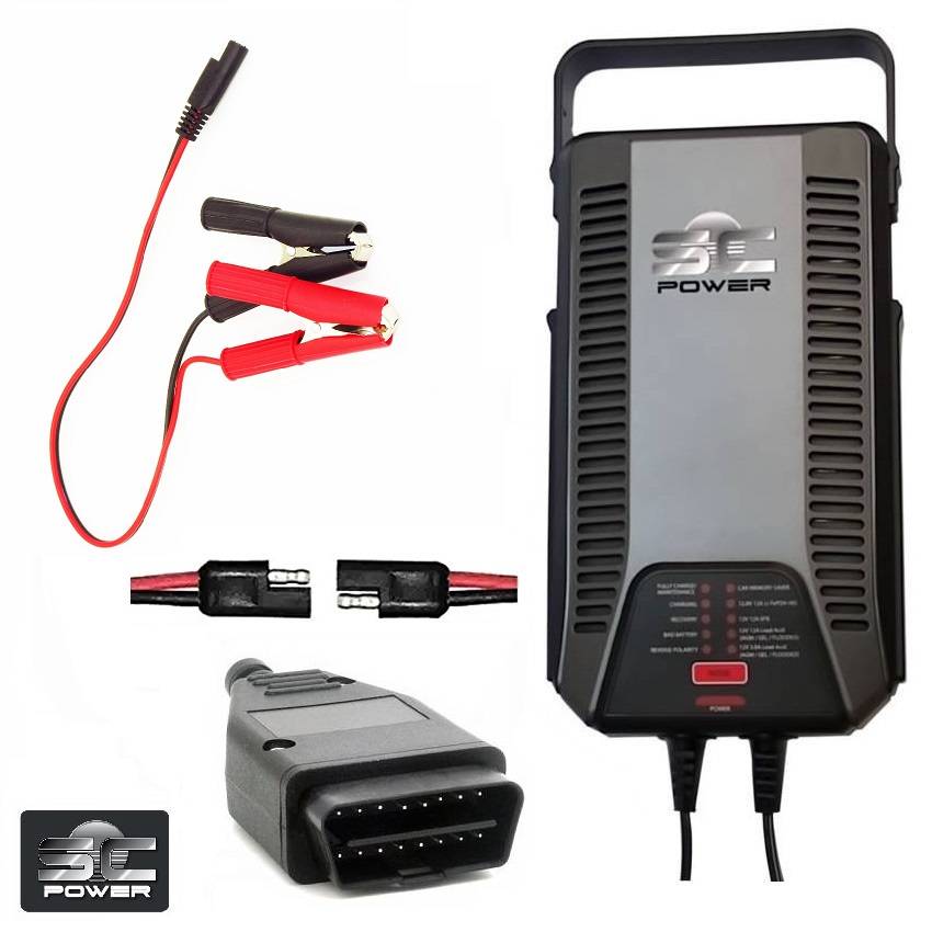 22266_05Vz8UkrkXrZNv SC Power SC120 est un chargeur intelligent haut de gamme avec connexion OBDII