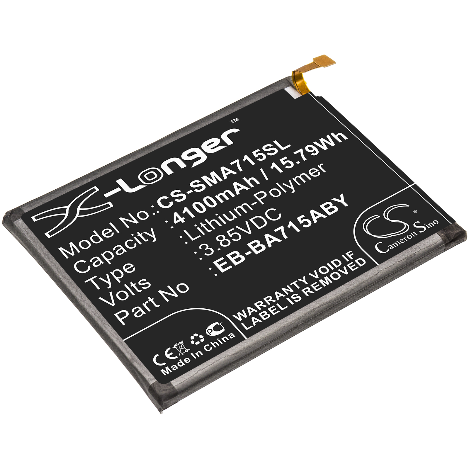 Akku ersetzt EB-BA715ABY passend für Samsung Galaxy A71, SM-A715F, SM-A716U