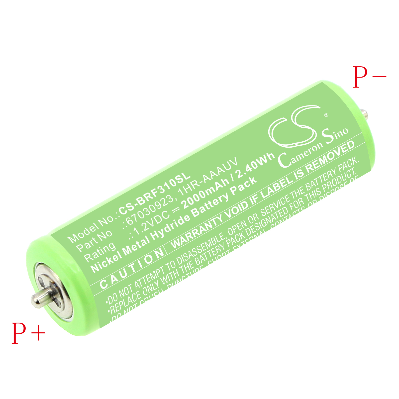 26933_0 Akku ersetzt 67030923 passend für Braun ER160, ER2301, ERDGP72, 150S-1, 3000BT