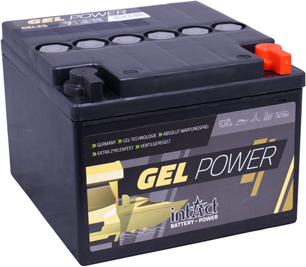Intact GEL-25 12V 25Ah (c20) Batterie de traction gel power