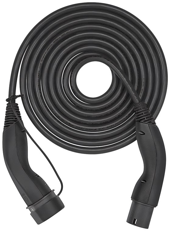 26061_1ieUEghybX7OiL HELIX® Ladekabel Typ 2, bis zu 7,4 kW, 5 m, schwarz