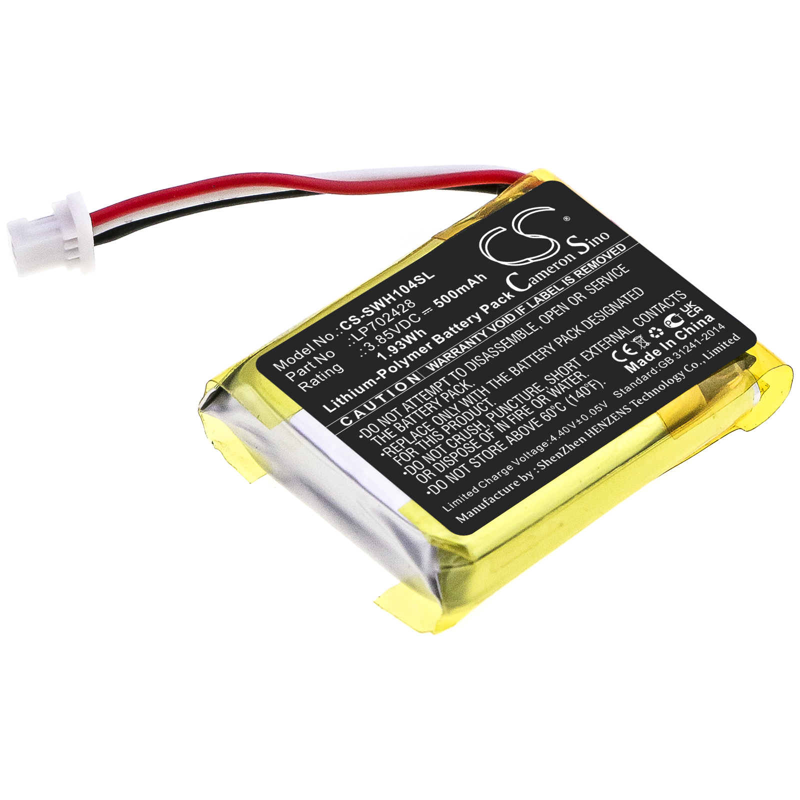26695_0 Akku ersetzt LP702428 passend für Sony WF-1000XM4 Charging Case