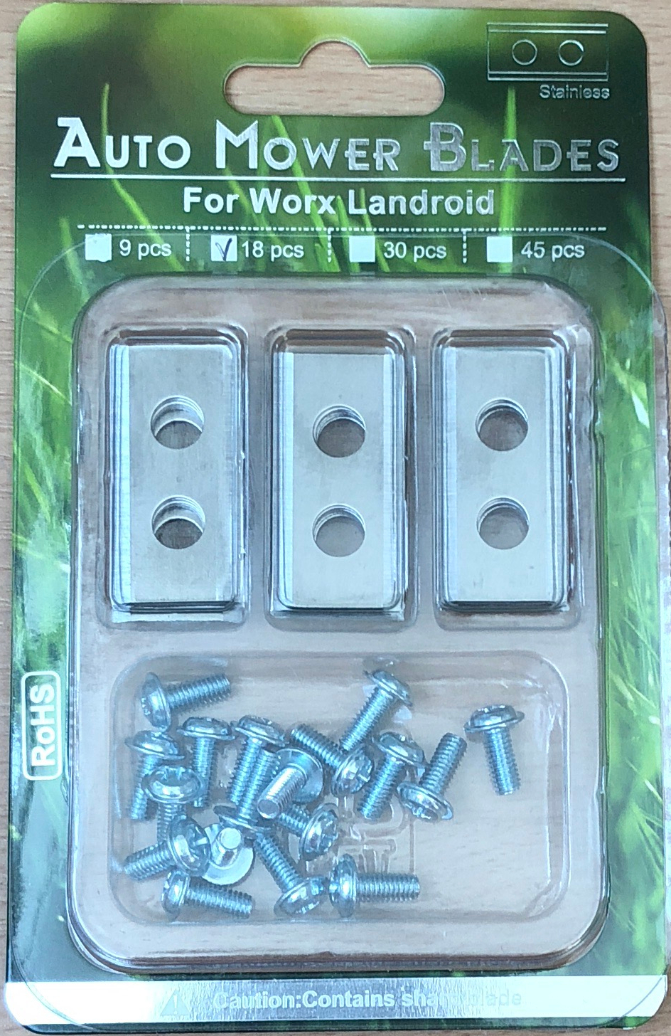 22372_0 18x Ersatz Messer für Worx Landroid Mähroboter